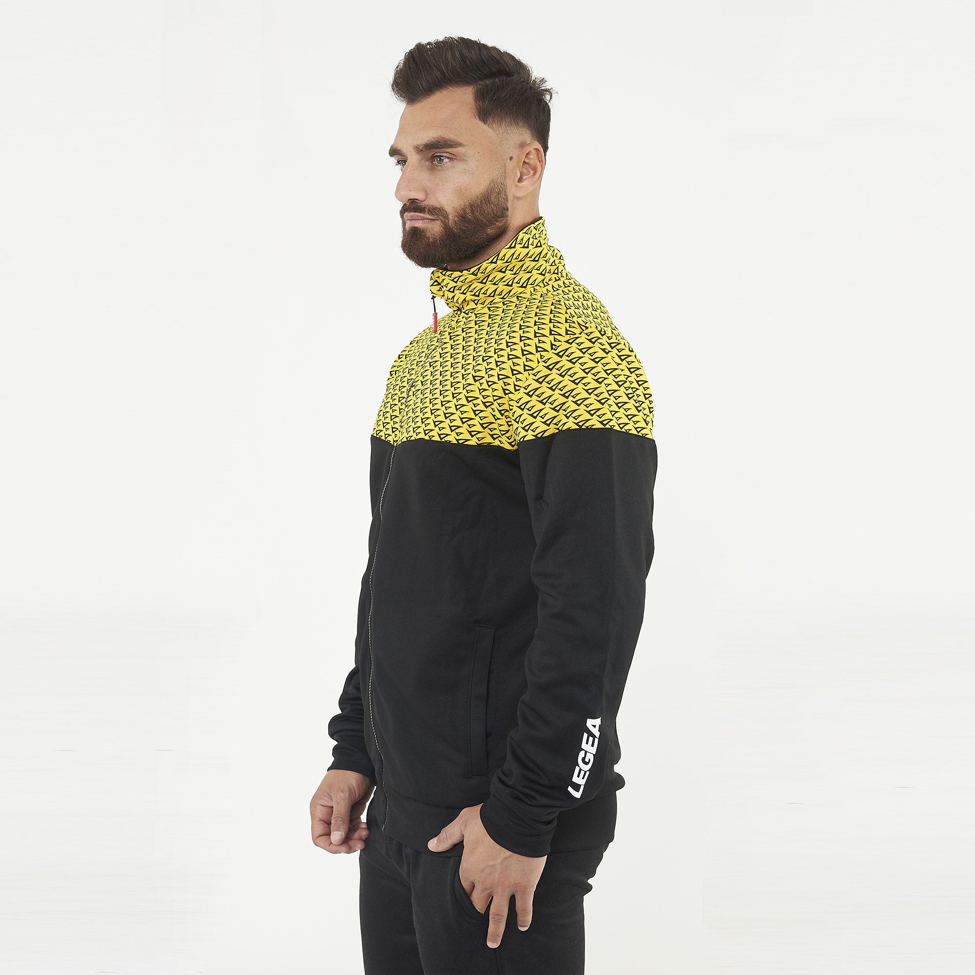 legea-arkansas-giacca-con-zip-in-poliestere-nero-giallo-2xl image 6