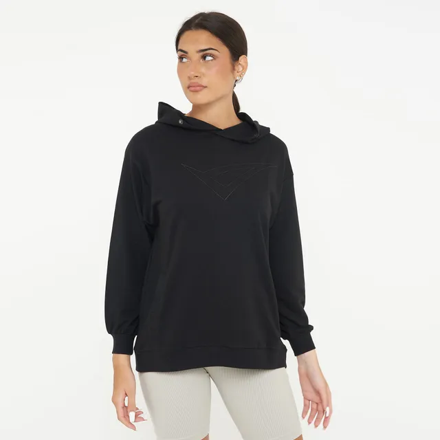 legea-felpa-con-cappuccio-in-cotone-f-loosy-nero-2xl image 1