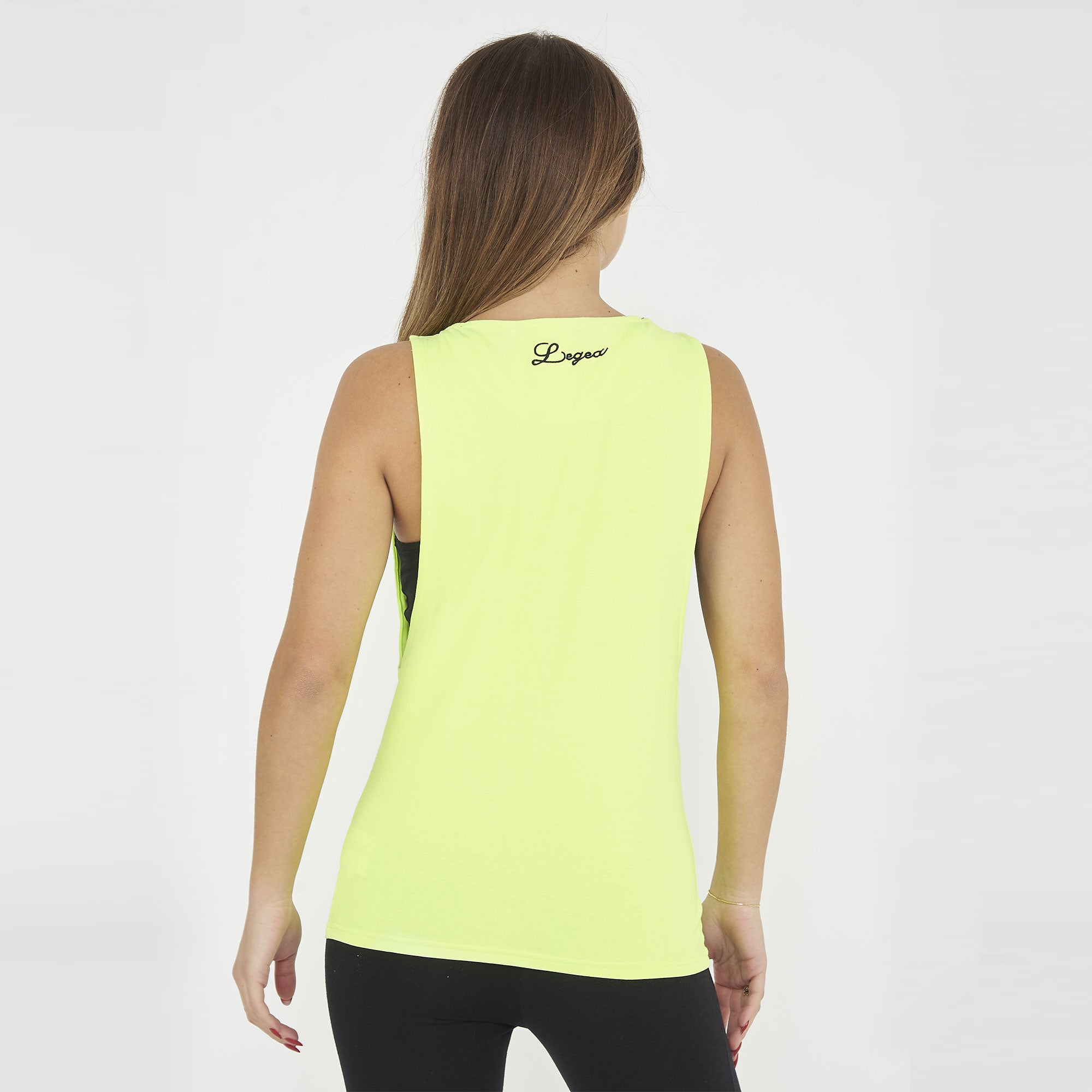 legea-nisher-canotta-in-cotone-per-allenamento-giallo-fluo-m image 2