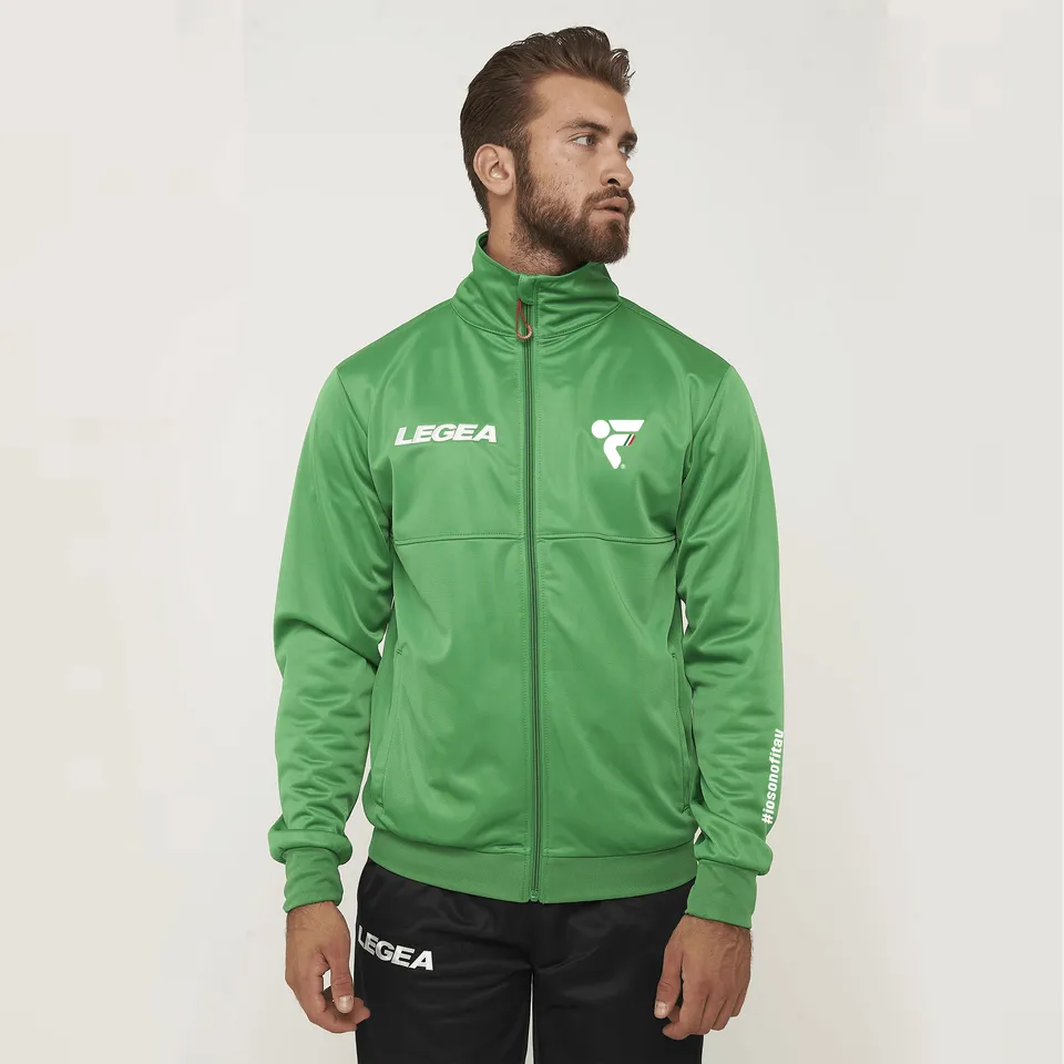 legea-cuba-giacca-con-zip-monocolore-fitav image 1