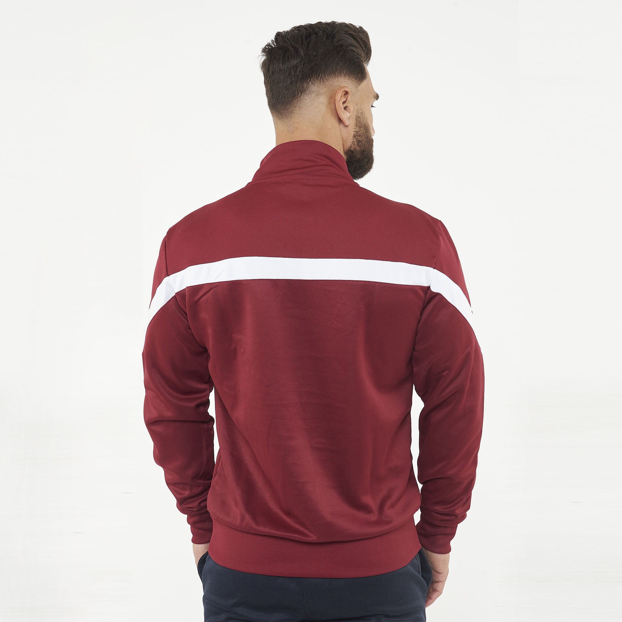 legea-calcutta-messico-tuta-sportiva-completa-rosso-nero-s image 2