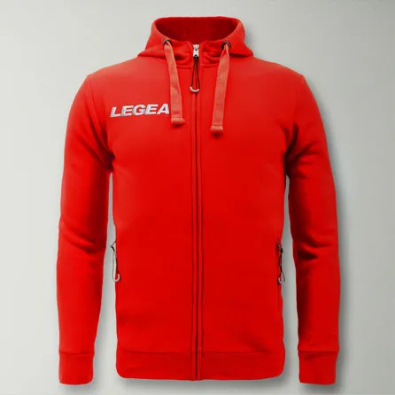 legea-sarajevo-junior-felpa-con-zip-e-cappuccio-rosso-3xs image 1
