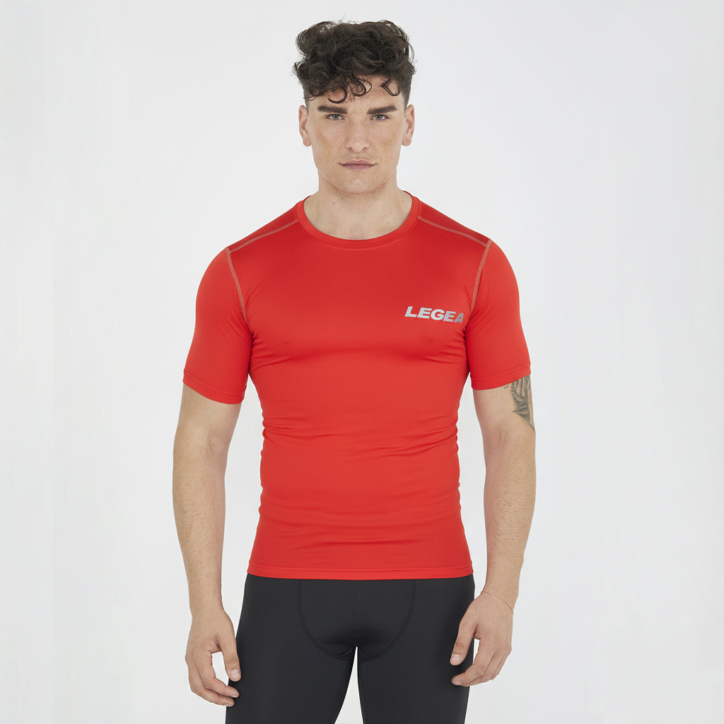 legea-body-2-maglia-termica-maniche-corte-rosso-xl image 1