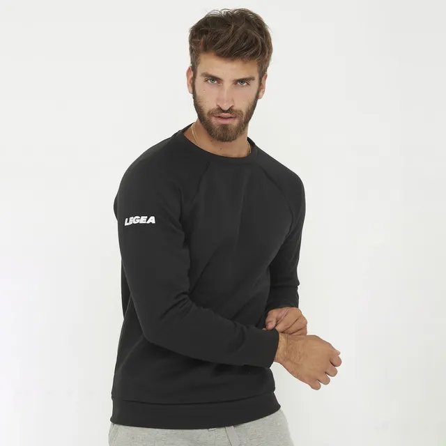 legea-zagabria-felpa-girocollo-mezza-zip-nero-nero-2xl image 1