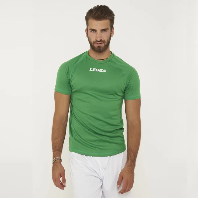 legea-lipsia-maglia-girocollo-in-poliestere-micromesh-verde-2xs image 1