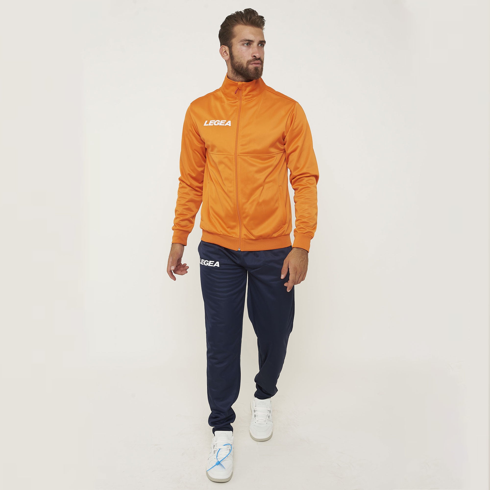 legea-cuba-giacca-sportiva-con-zip-e-cappuccio-arancio-xl image 8