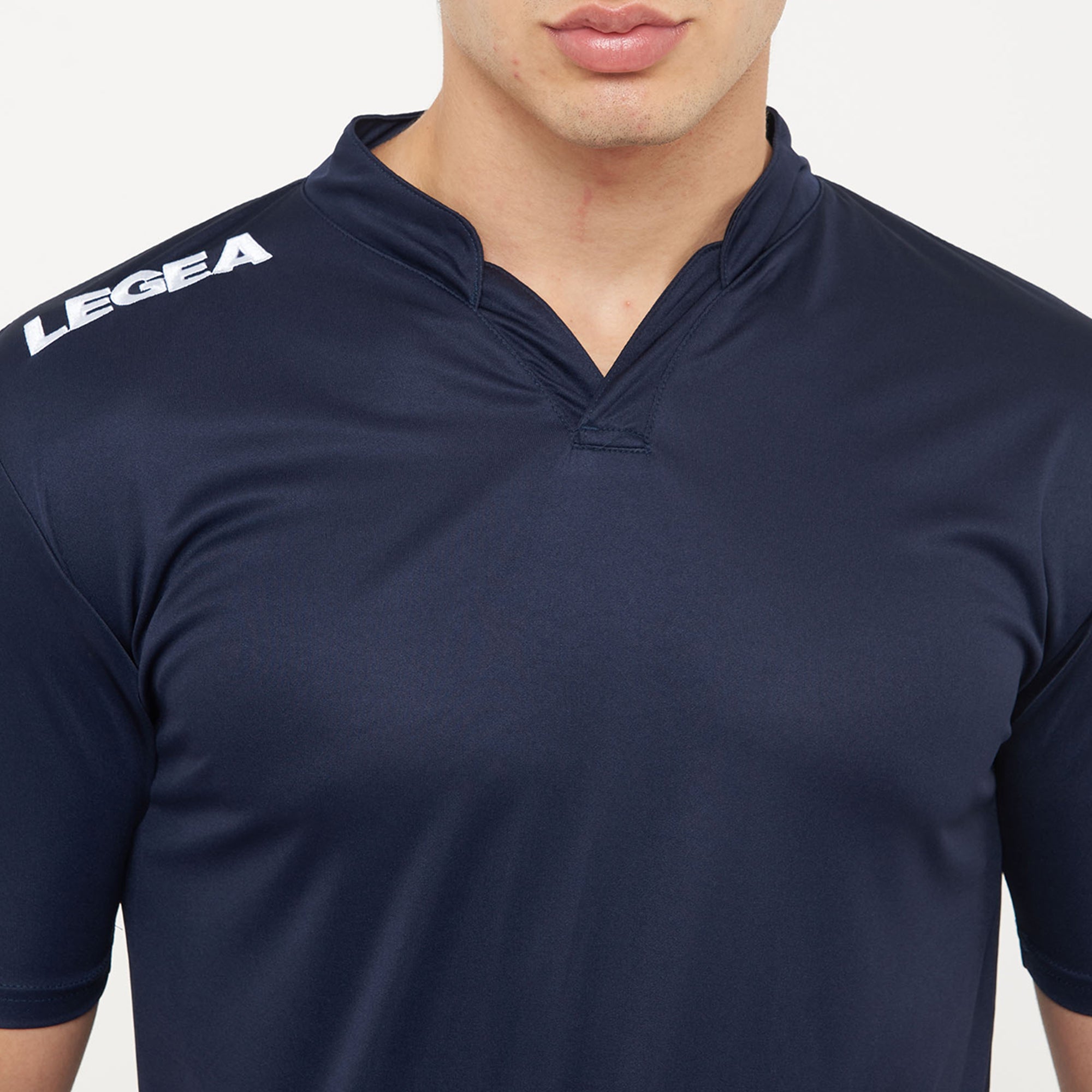 legea-ajaccio-maglia-da-calcio-con-colletto-blu-3xs image 2