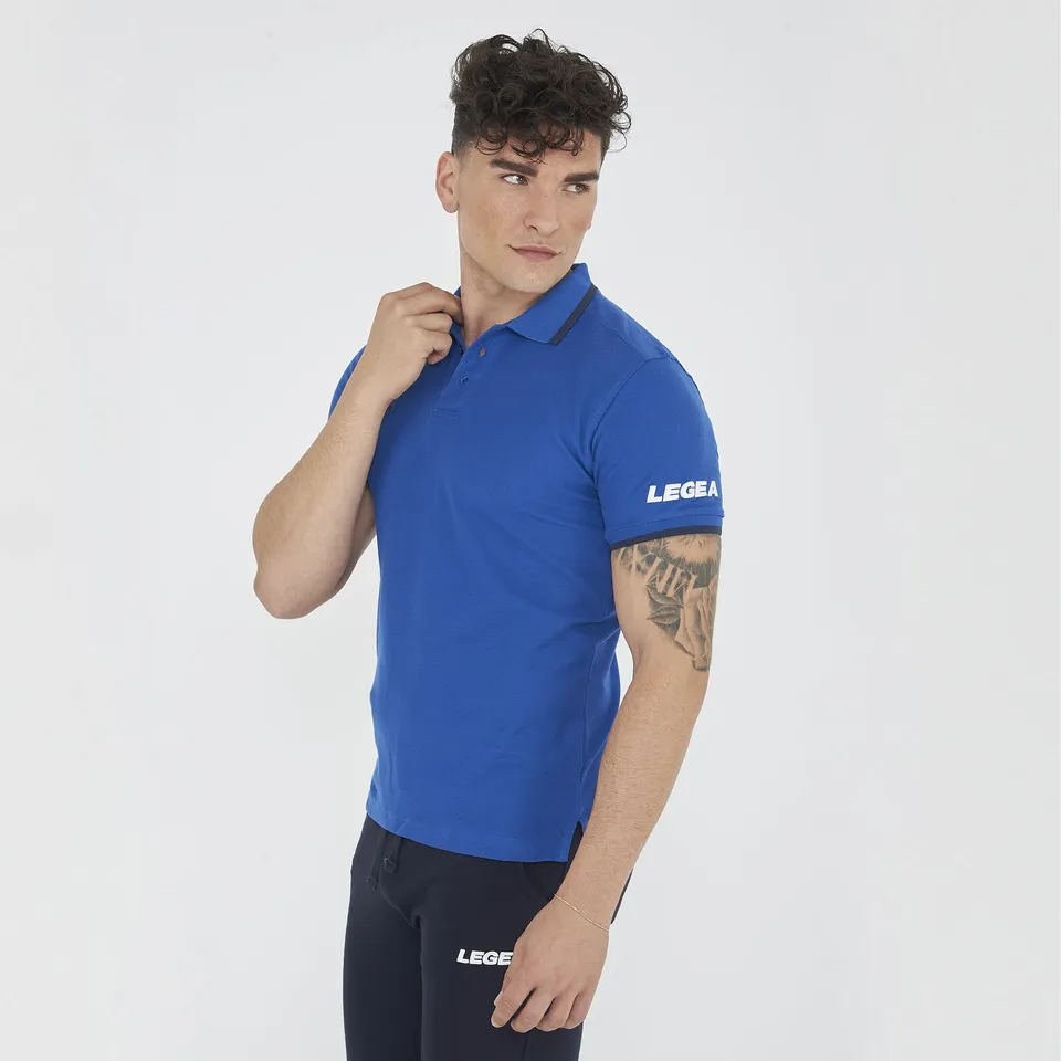 legea-polo-dacca-maniche-corte-cotone-azzurro-xl image 1
