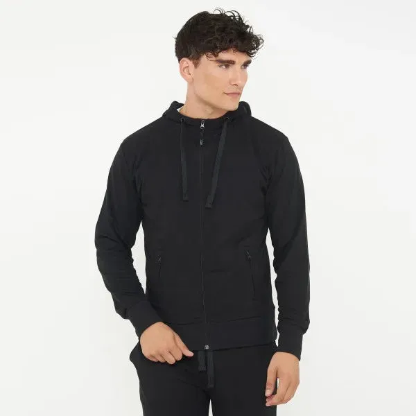 legea-f-zippy-felpa-leggera-con-cappuccio-full-zip-nero-2xl image 1