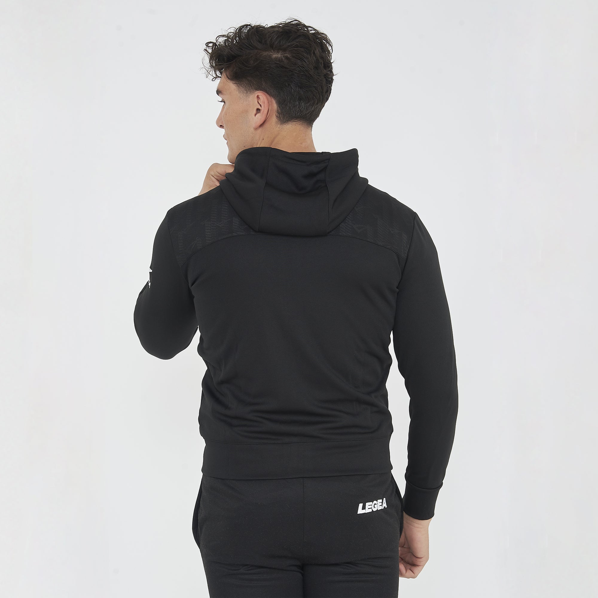 legea-saburo-felpa-leggera-con-zip-e-cappuccio-nero-2xl image 2