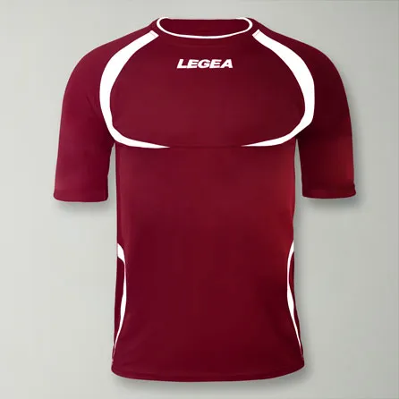 legea-taipei-maglia-maniche-corte-granata-bianco-l image 1