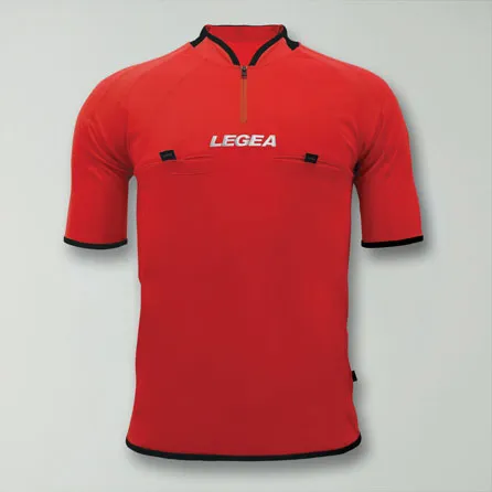 legea-drive-maglia-da-arbitro-maniche-corte-rosso-nero-l image 1
