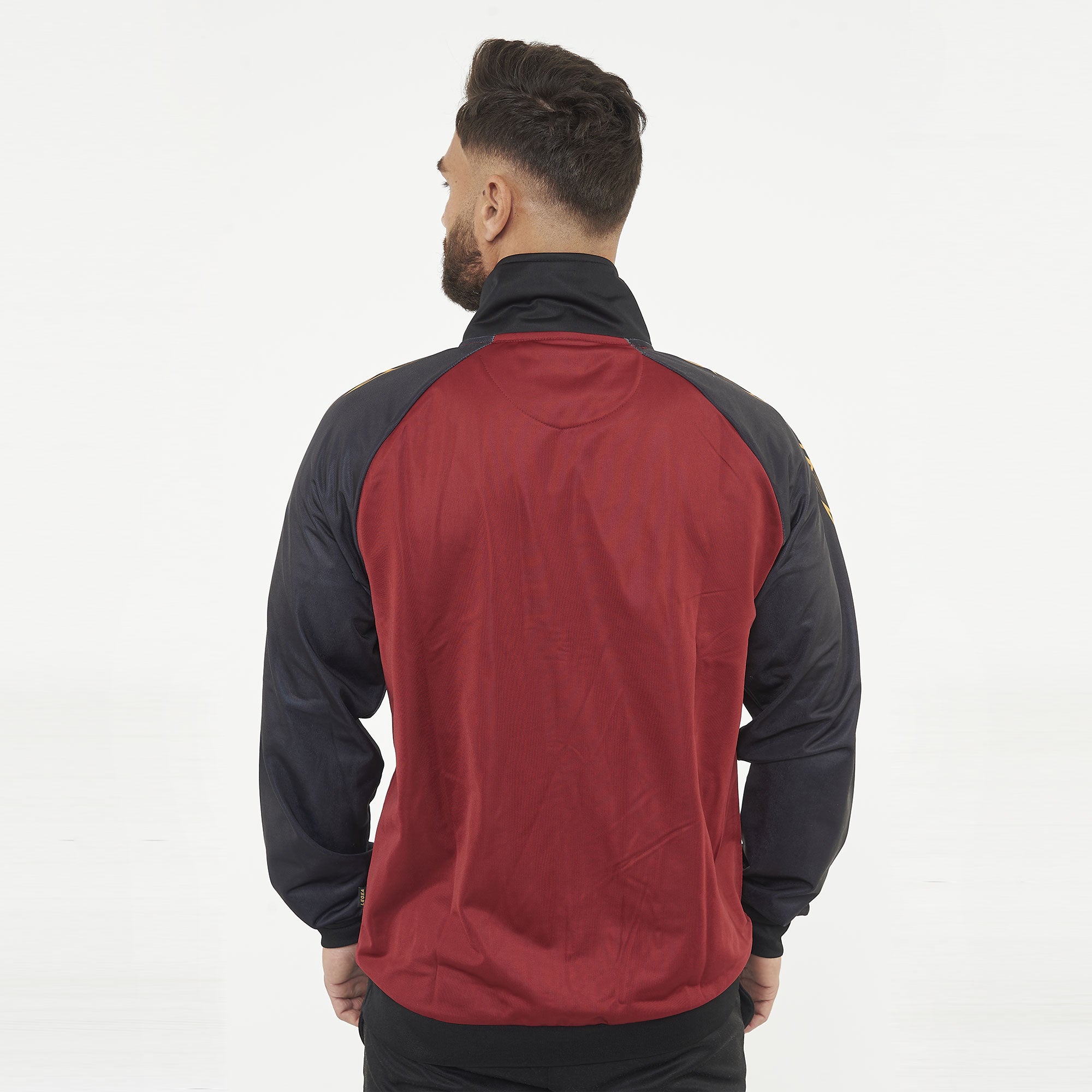 legea-austin-felpa-sportiva-con-cappuccio-nero-granata-xl image 3