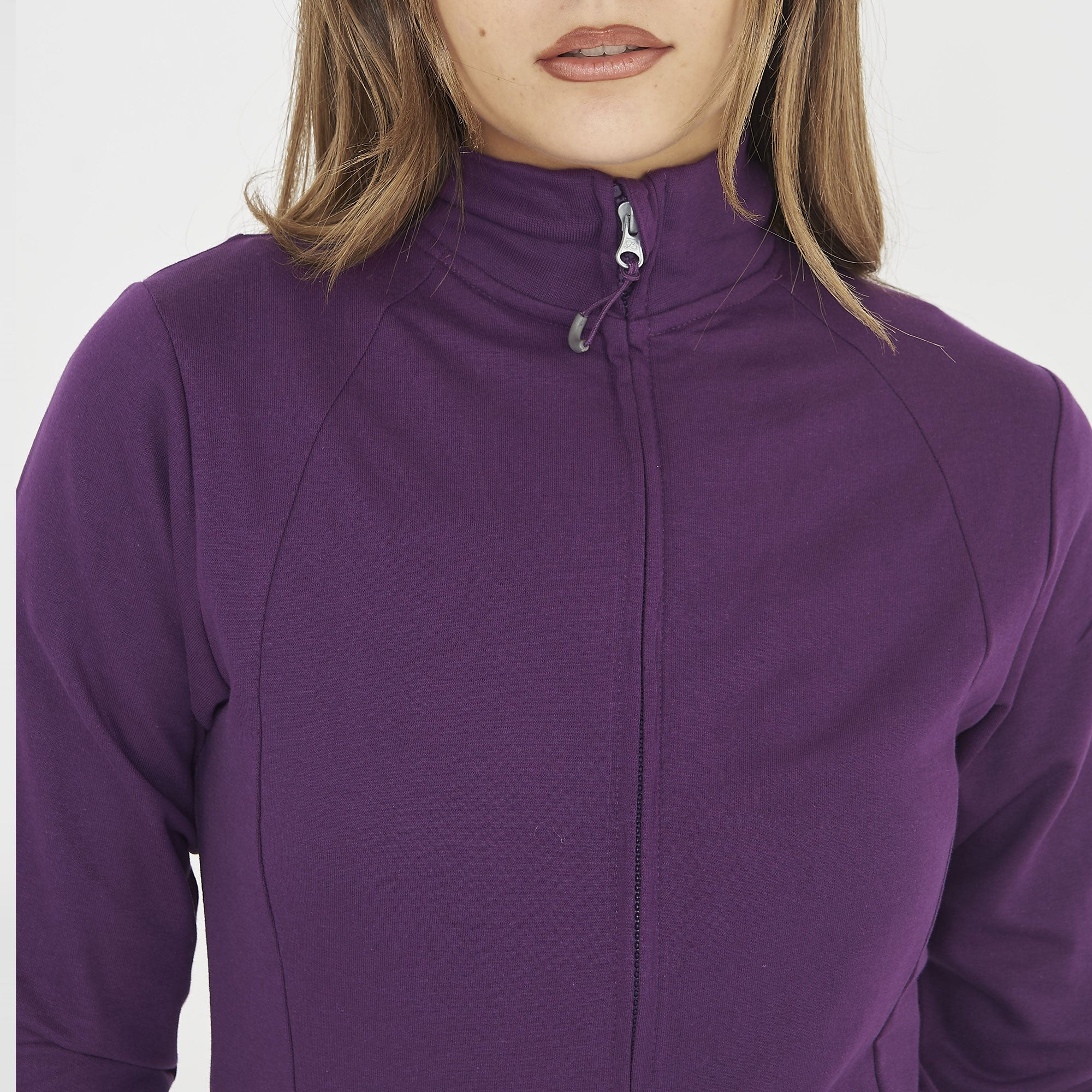 legea-giacca-felpa-ridaka-con-zip-e-cappuccio-viola-s image 6