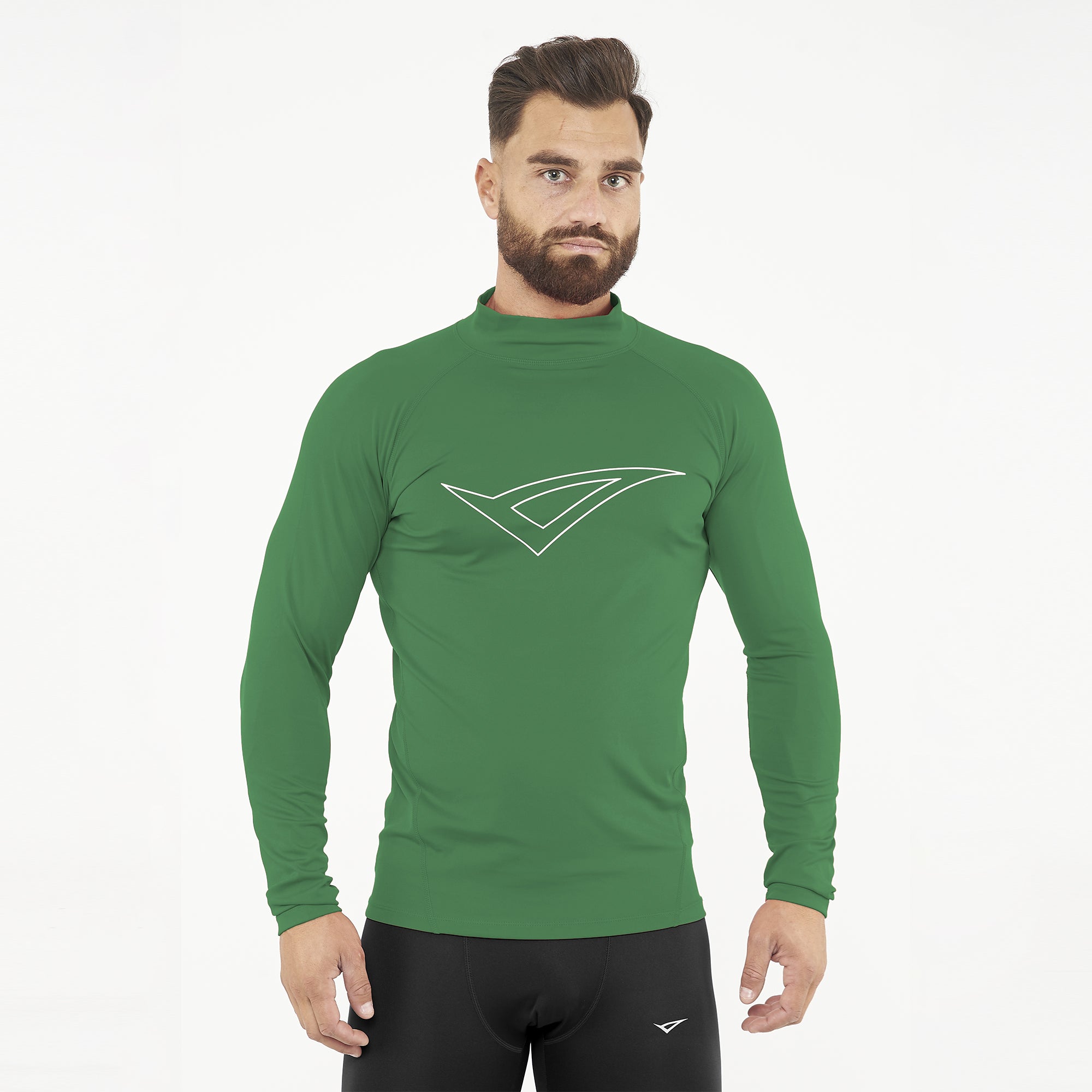 legea-ironboy-long-maglia-termica-allenamento-verde image 1
