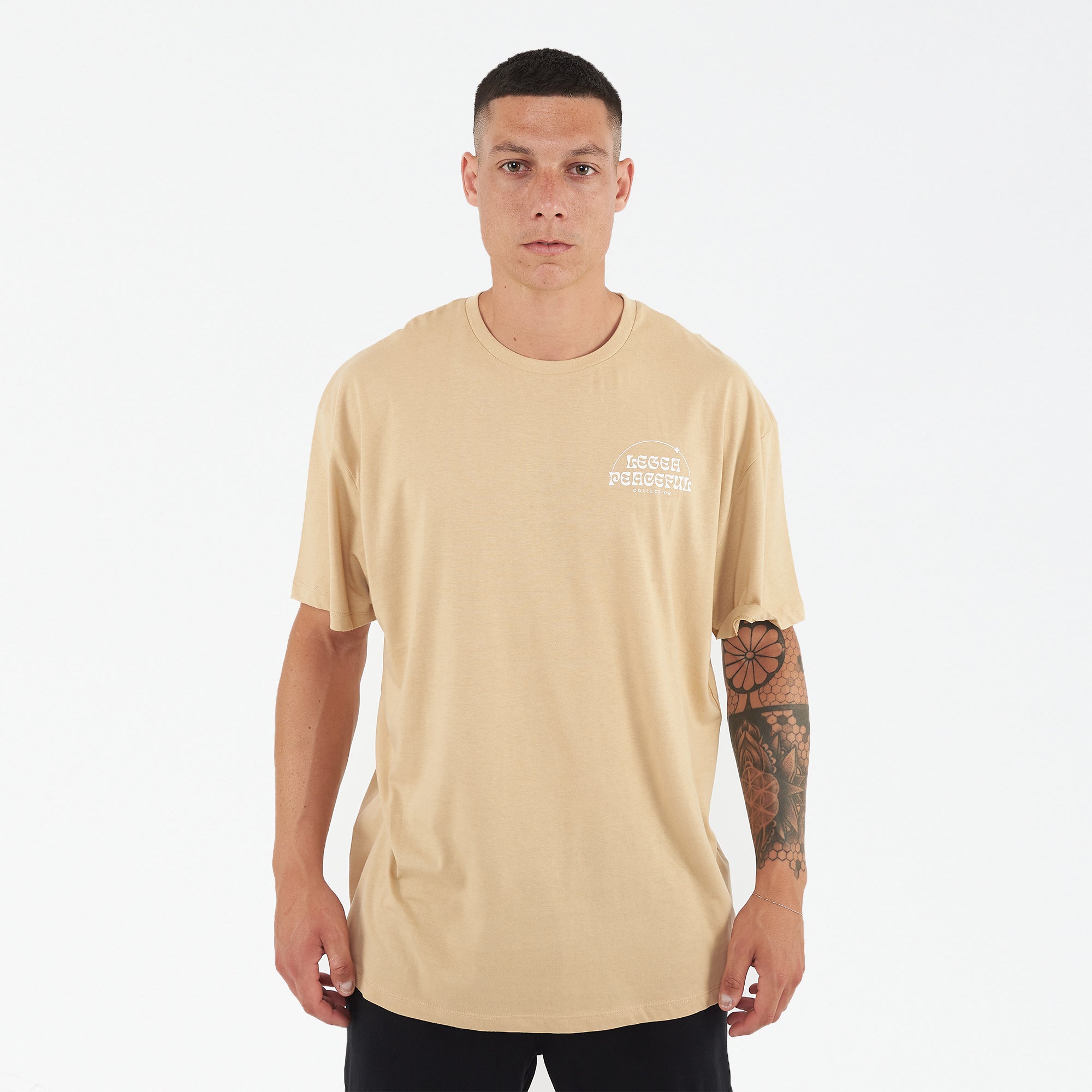 legea-peaceful-t-shirt-cotone-sabbia-m image 1