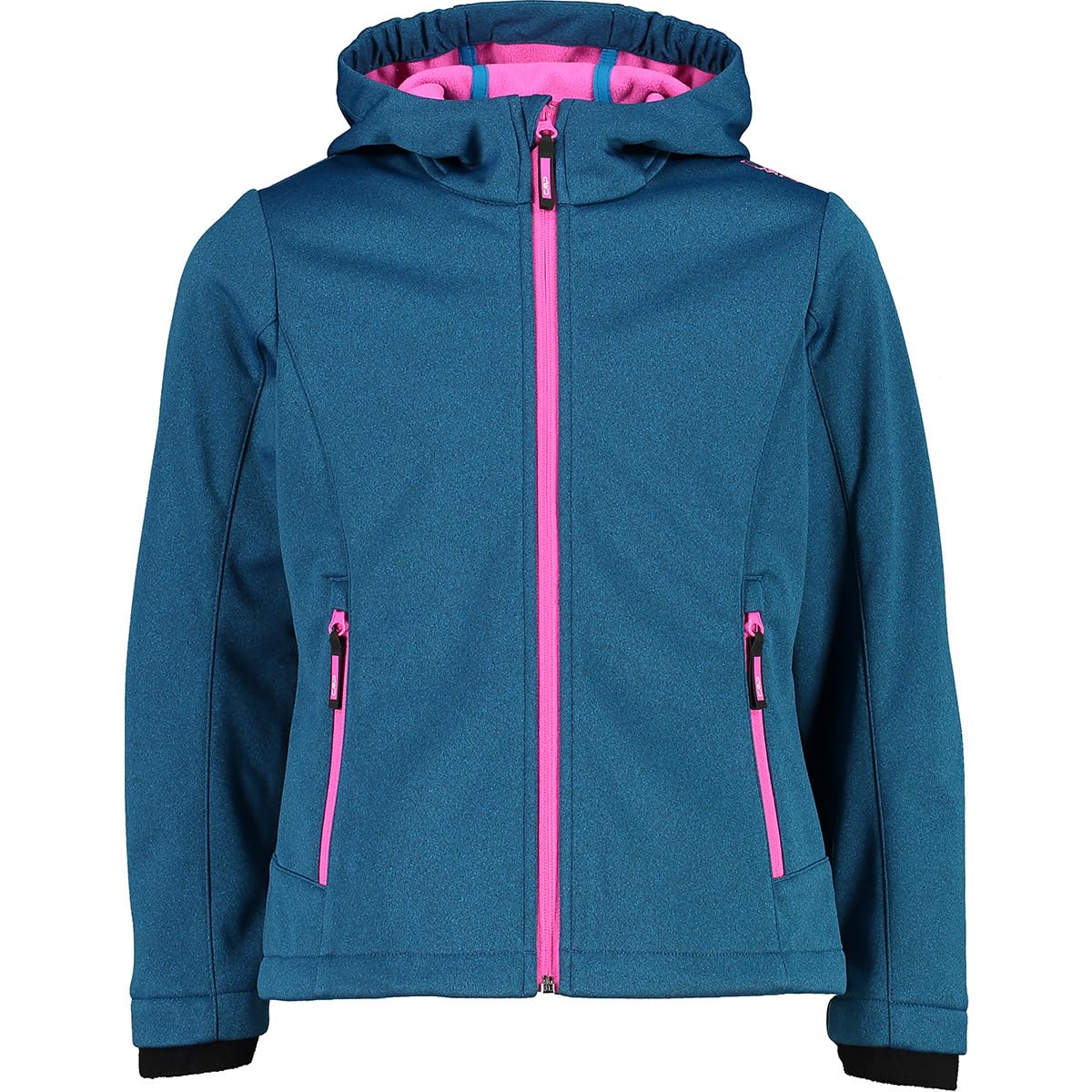 cmp-giacca-in-softshell-melange-bambini-con-cappuccio-fisso image 5