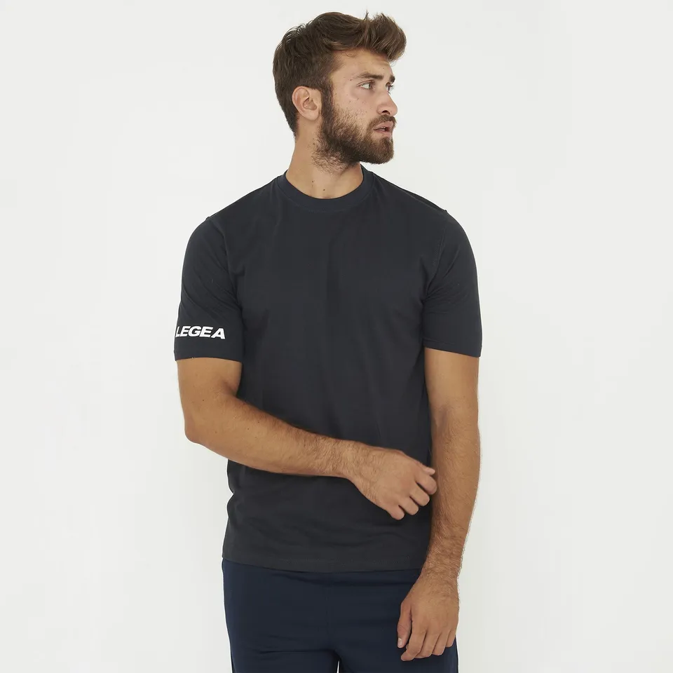legea-t-shirt-aria-in-cotone-blu image 1