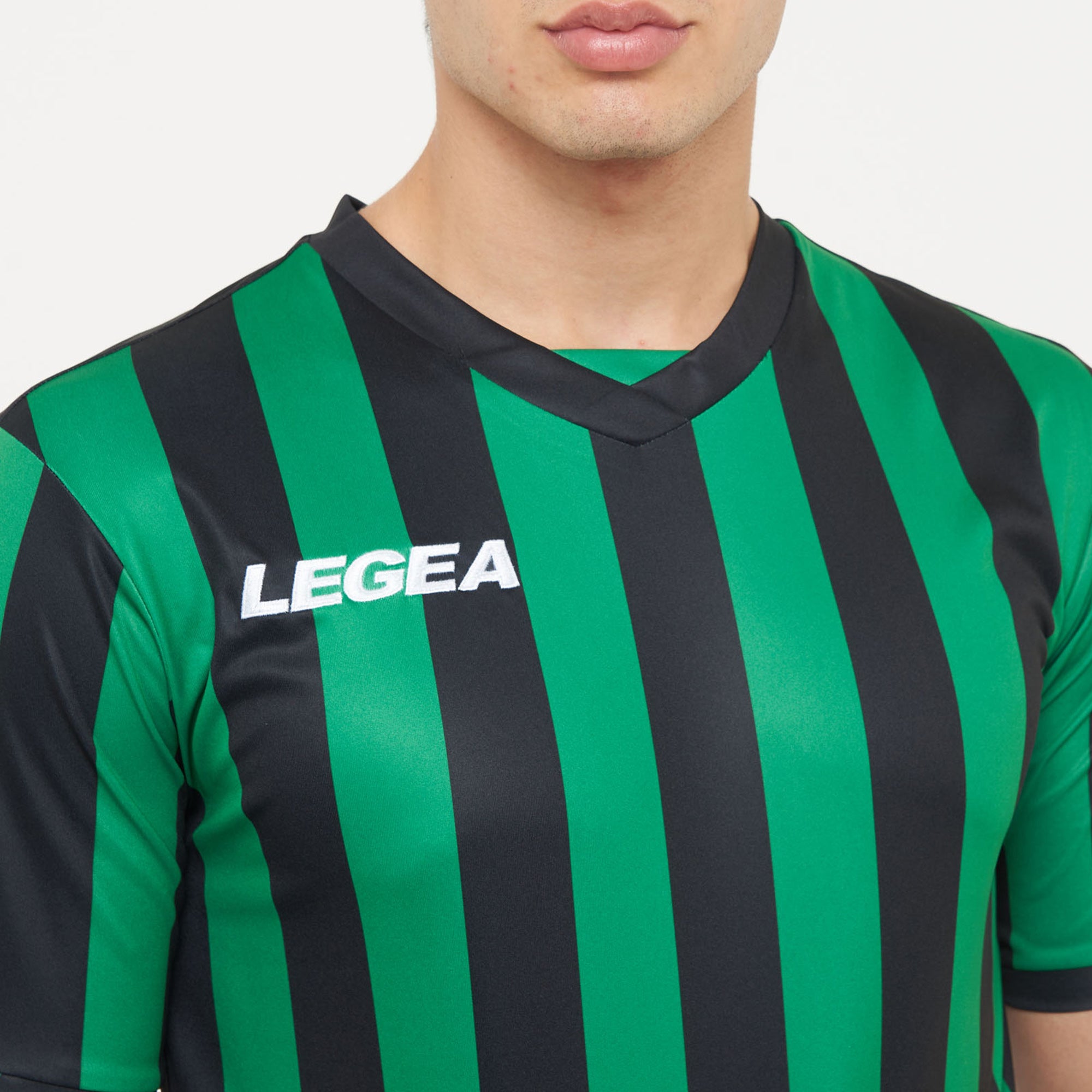 legea-malaga-maglia-calcio-a-righe-verde-nero-3xs image 2