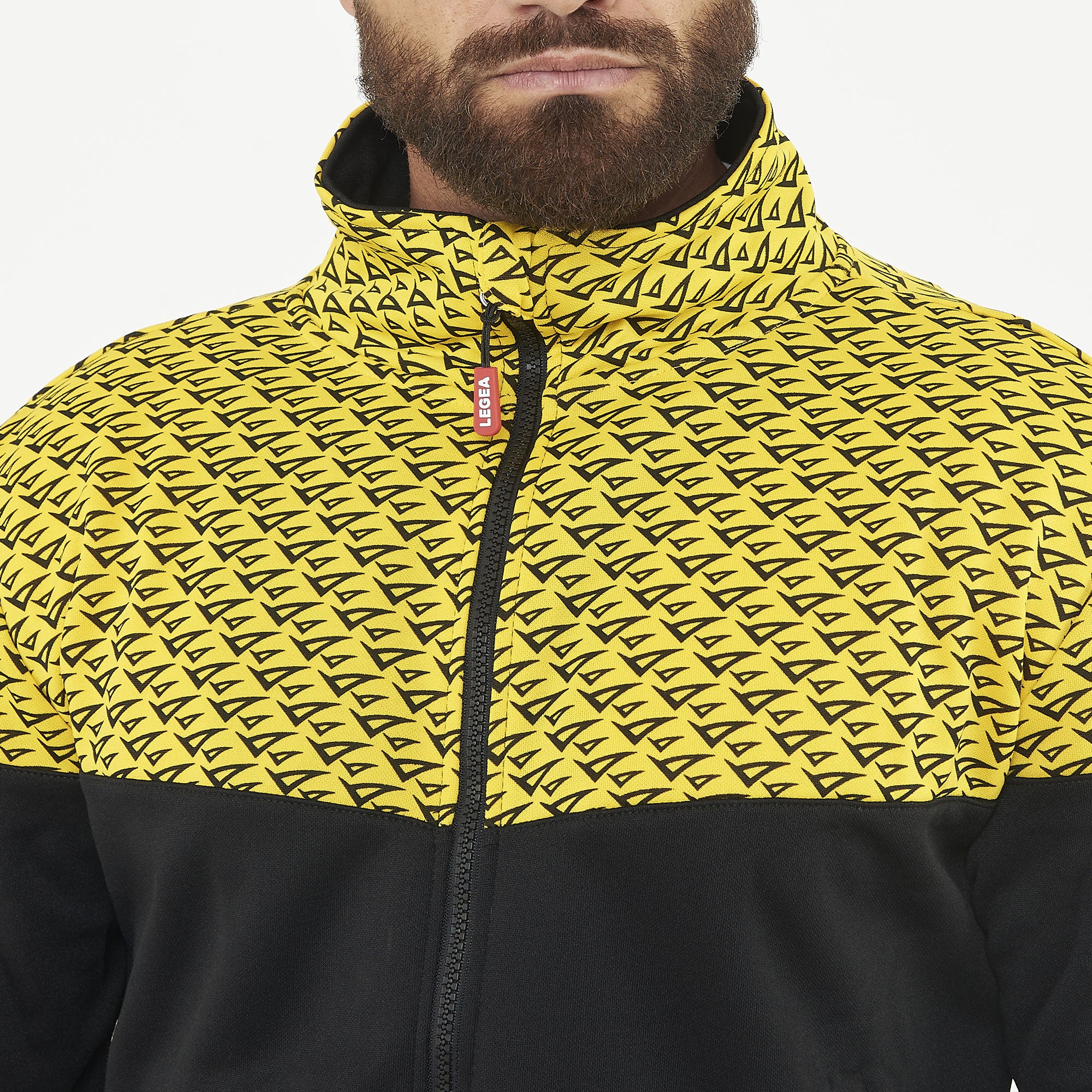 legea-arkansas-giacca-con-zip-in-poliestere-nero-giallo-2xl image 5