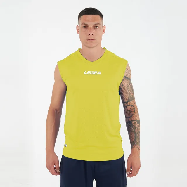 legea-canotta-basket-svevia-giallo-m-elasticizzata image 1