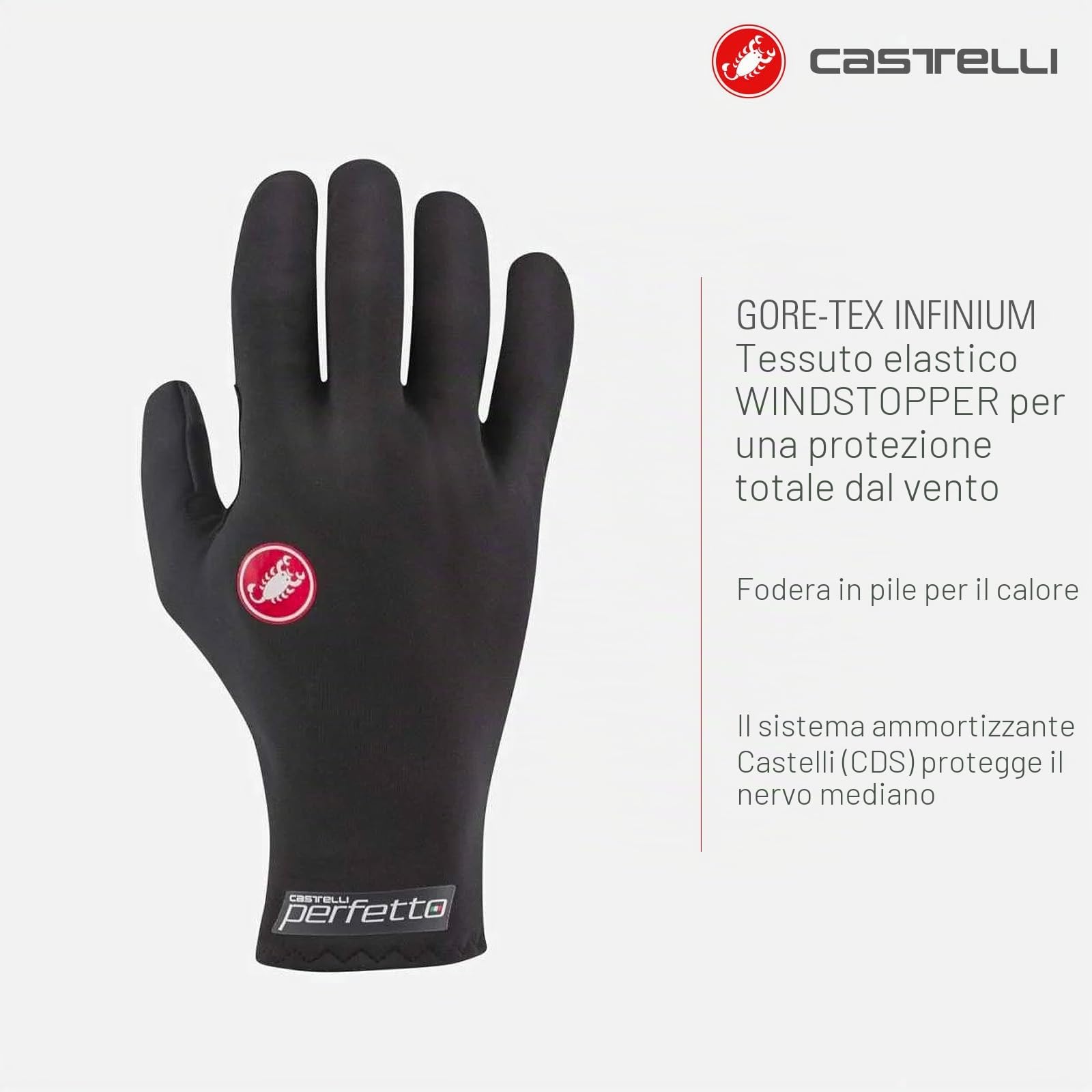 castelli-perfetto-ros-guanti-ciclismo-unisex-adulto image 2