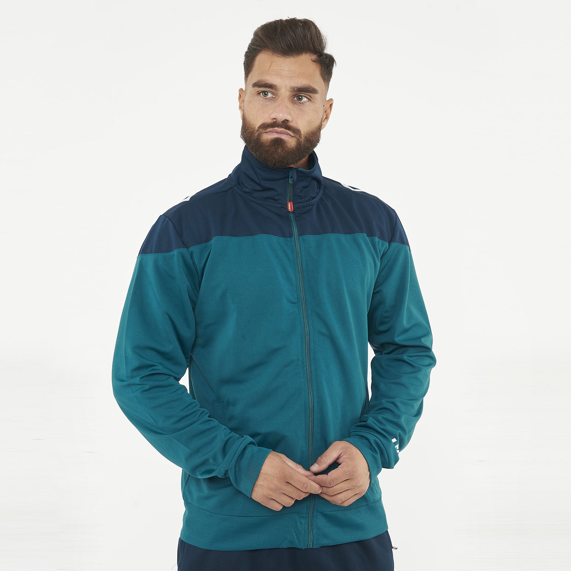legea-dakota-giacca-sportiva-con-zip-verde-scuro-xl image 1