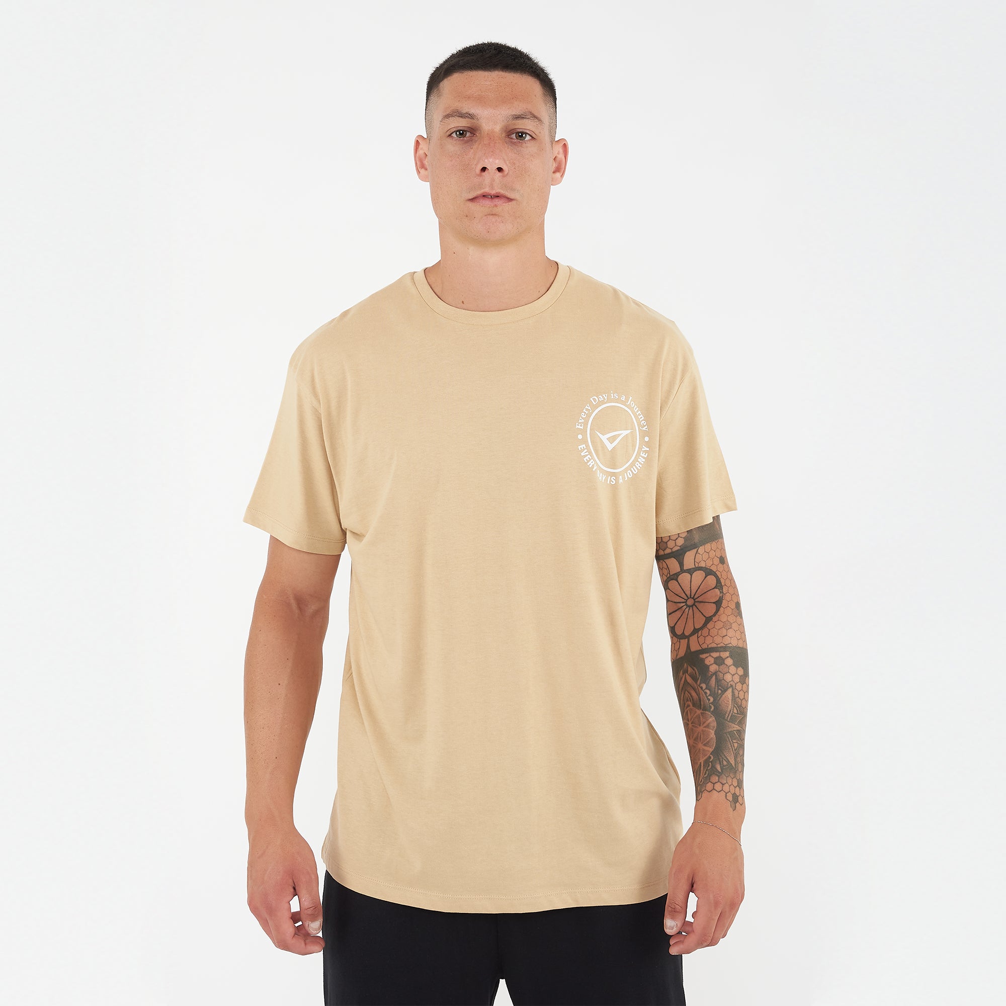 legea-traveller-t-shirt-in-cotone-loose-beige-l image 1