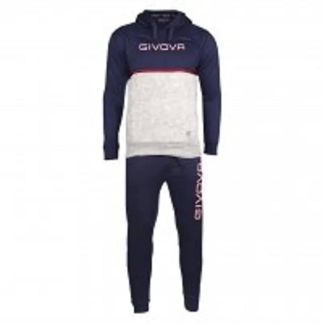 givova-italia-106-tuta-uomo-con-cappuccio-bicolore-in-felpa image 1