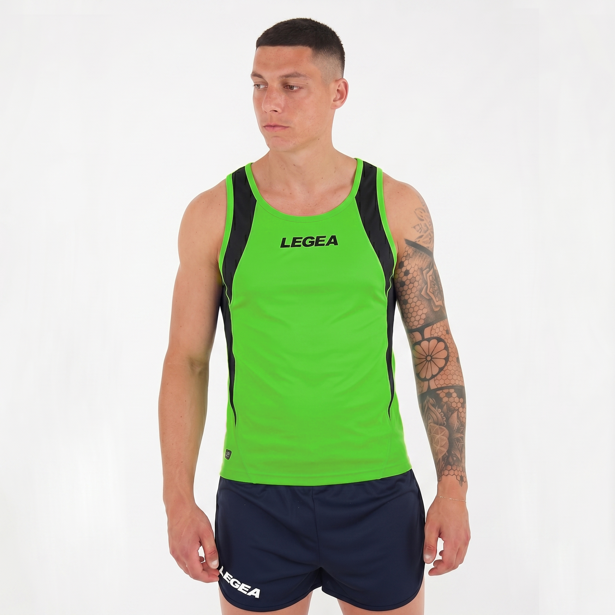 legea-canotta-atletica-corfu-verde-fluo-xl image 1