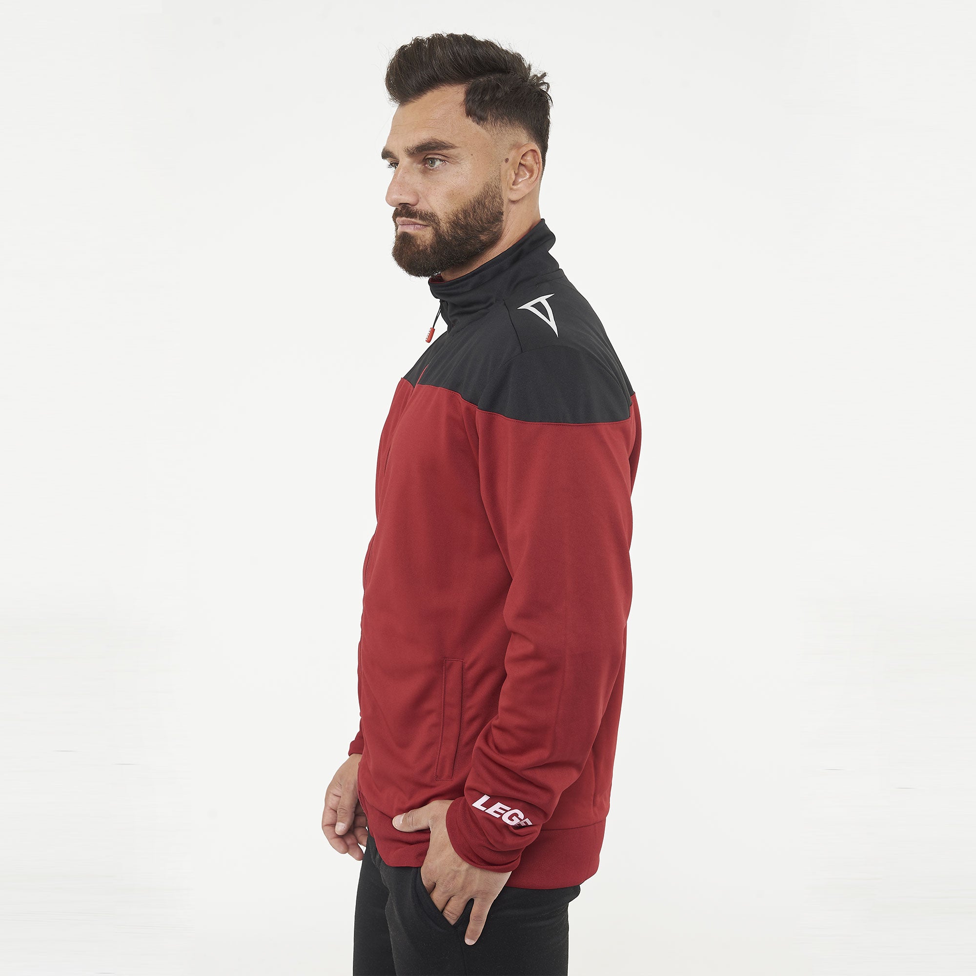 legea-dakota-giacca-sportiva-con-zip-granata-s image 6