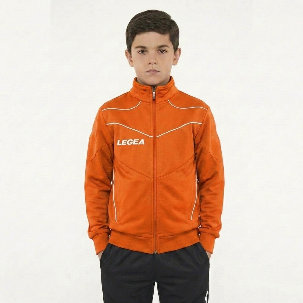 legea-giacca-texas-junior-con-zip-arancio-xs image 1
