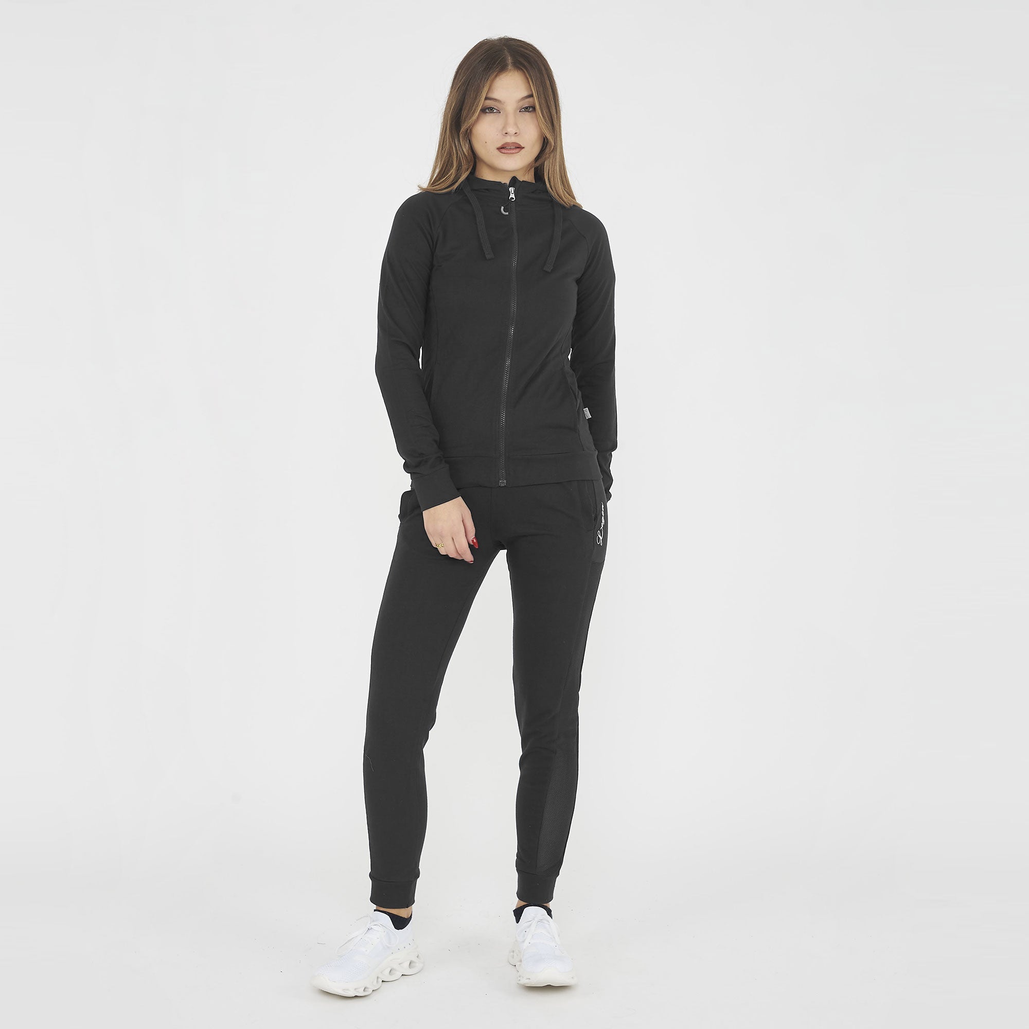 legea-dair-giacca-sportiva-donna-con-cappuccio-nero-2xl image 5
