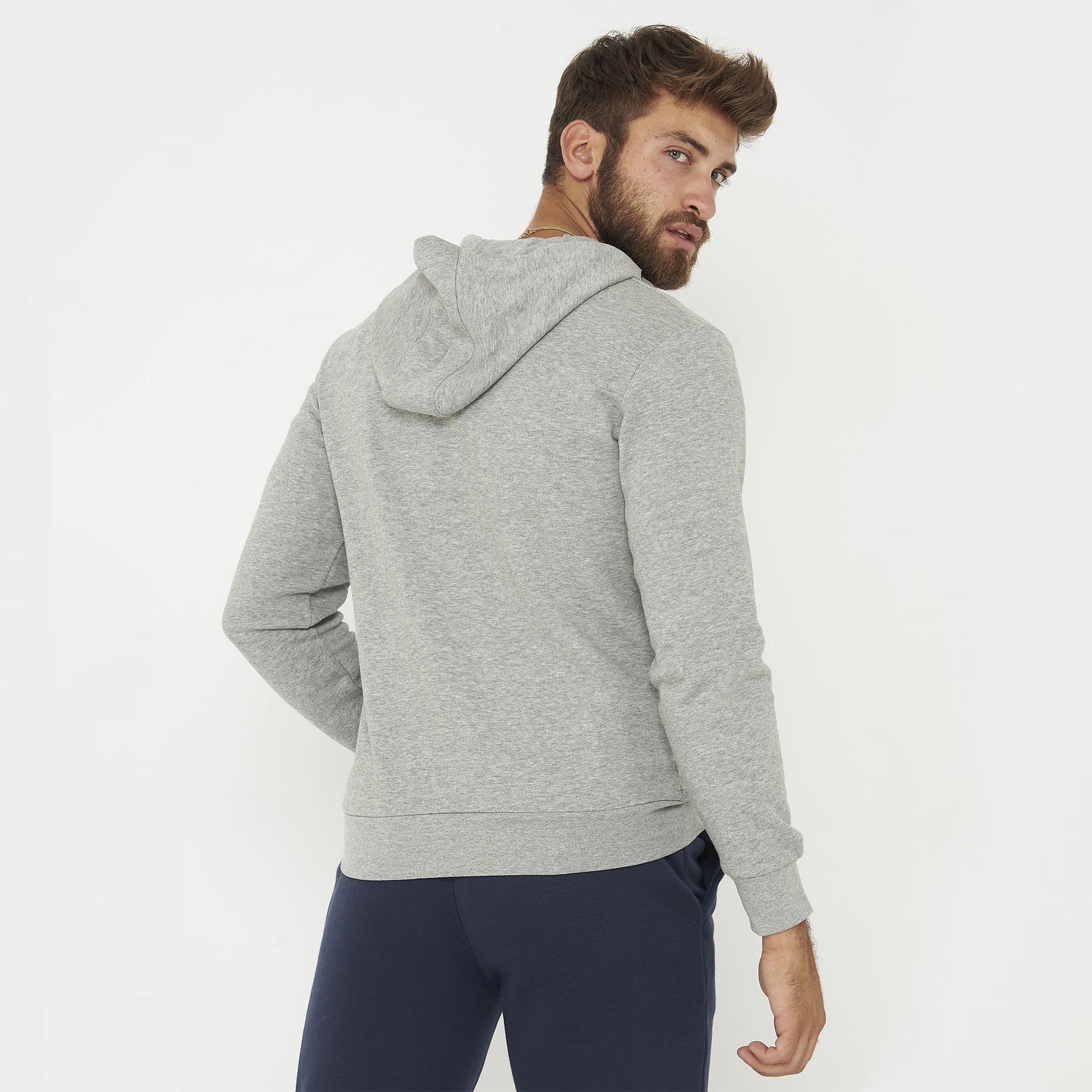 legea-sarajevo-felpa-con-cappuccio-e-zip-grigio-melange-xl image 6