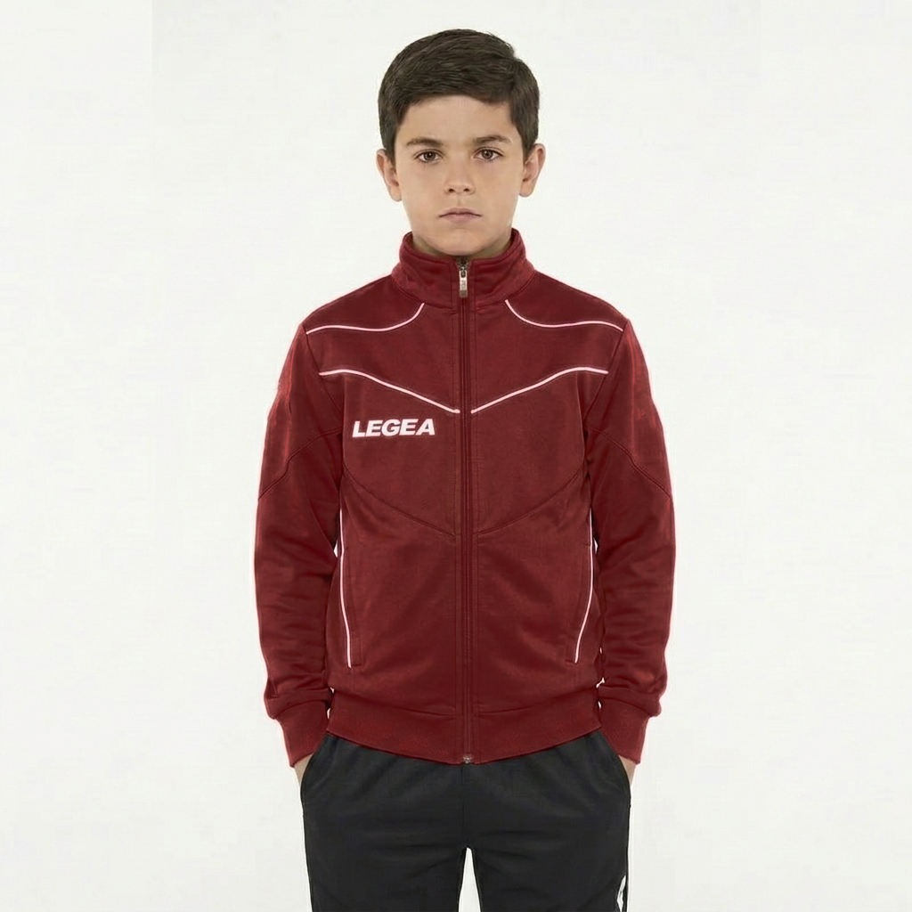 legea-giacca-sportiva-con-zip-texas-junior-granata-xs image 1