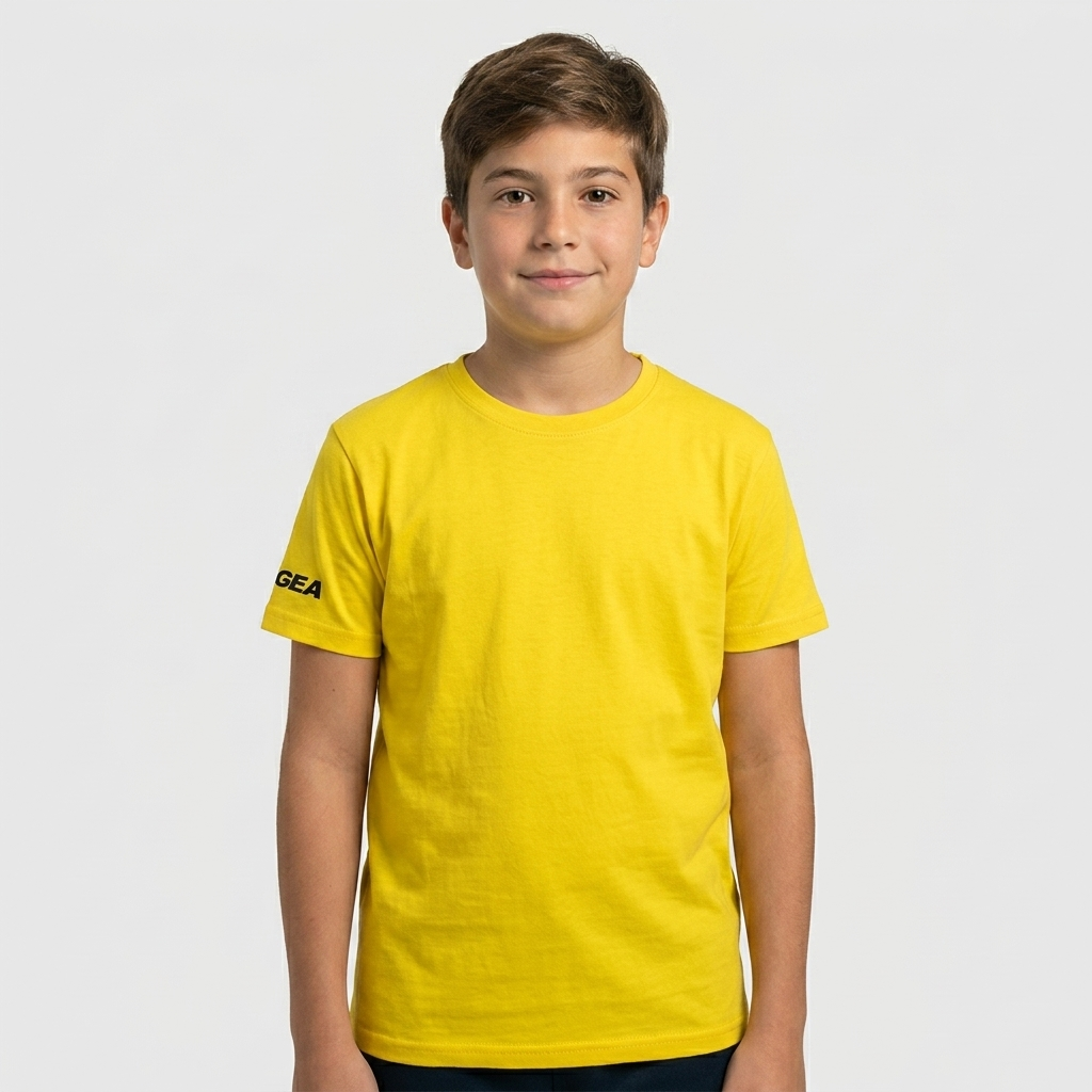 legea-aria-t-shirt-cotone-bambini-taglie-piccole-gialla-4xs image 1