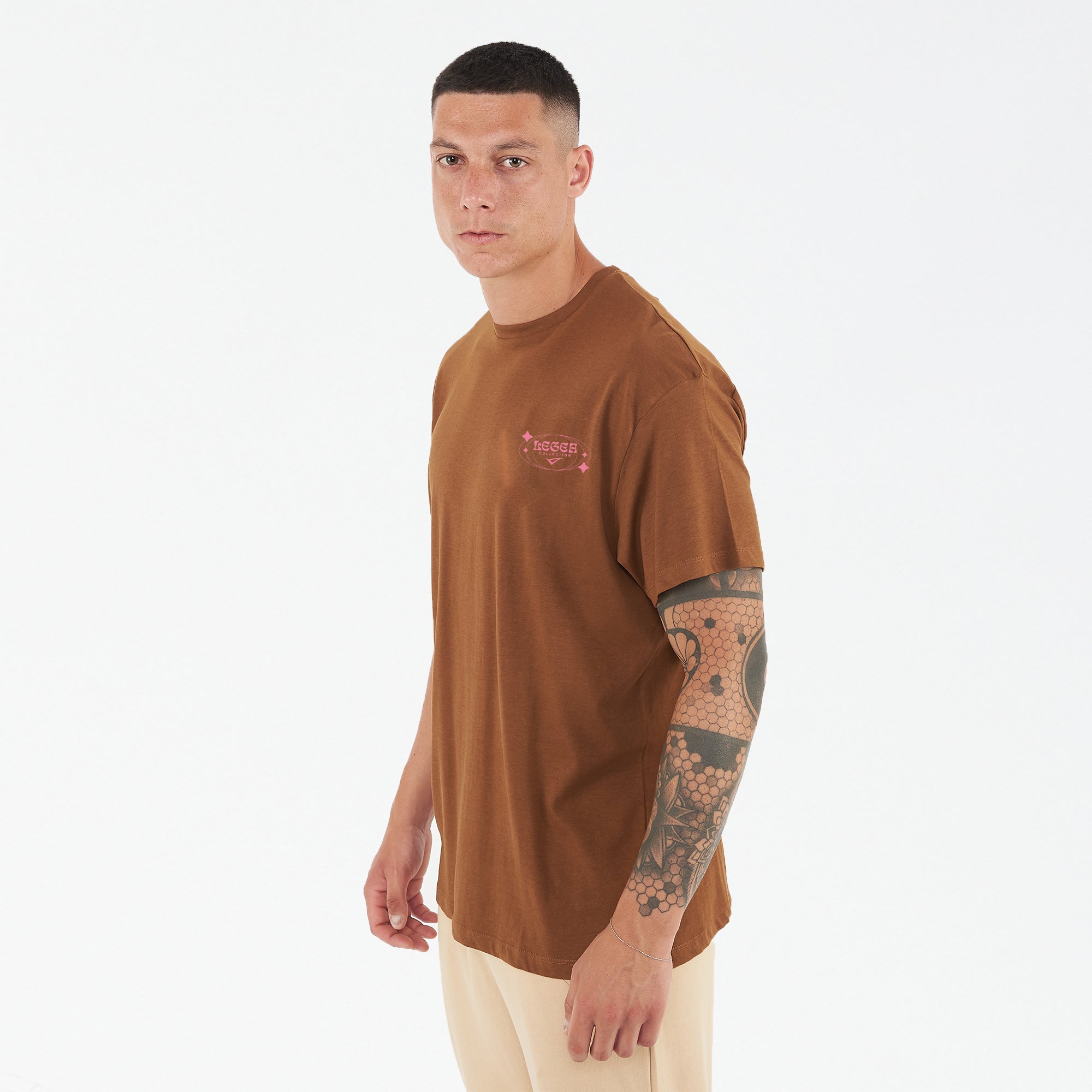 legea-t-shirt-in-cotone-bigger-marrone-xs image 3