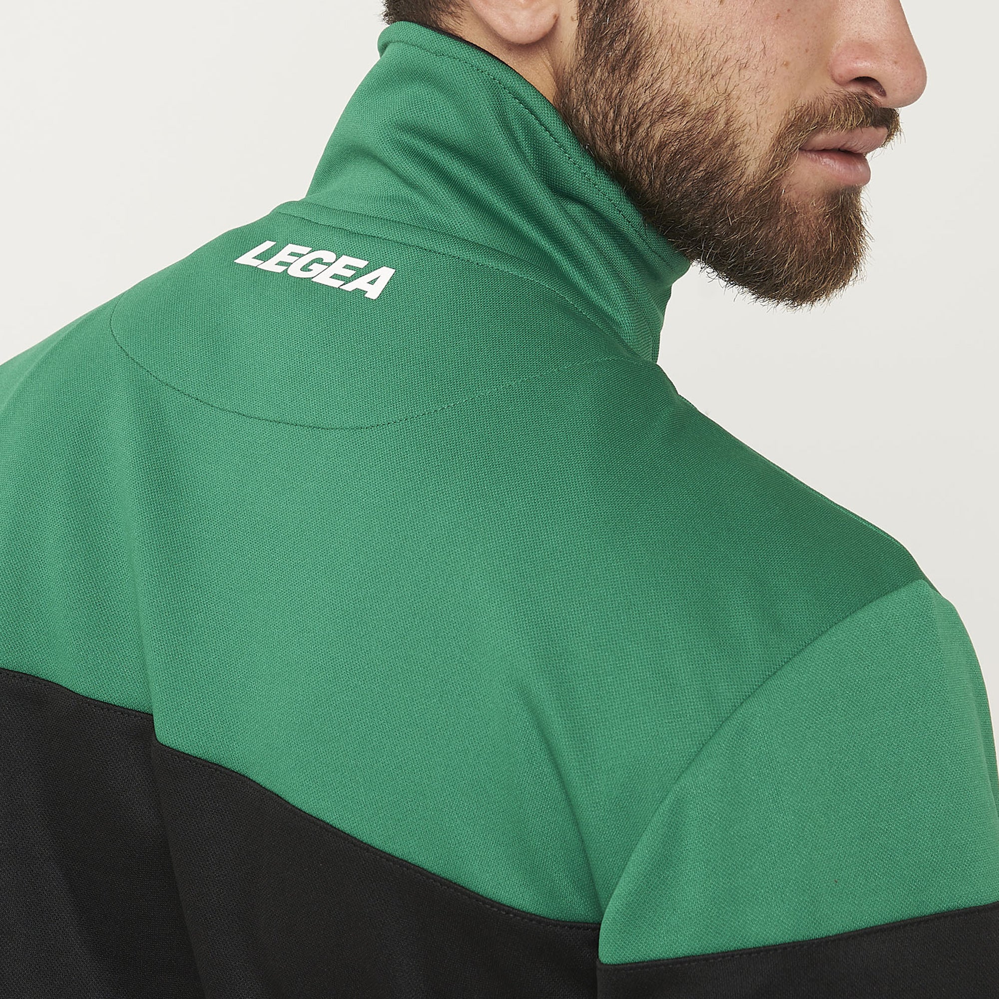 legea-ontario-senior-giacca-bicolor-full-zip-nero-verde-scuro-s image 3