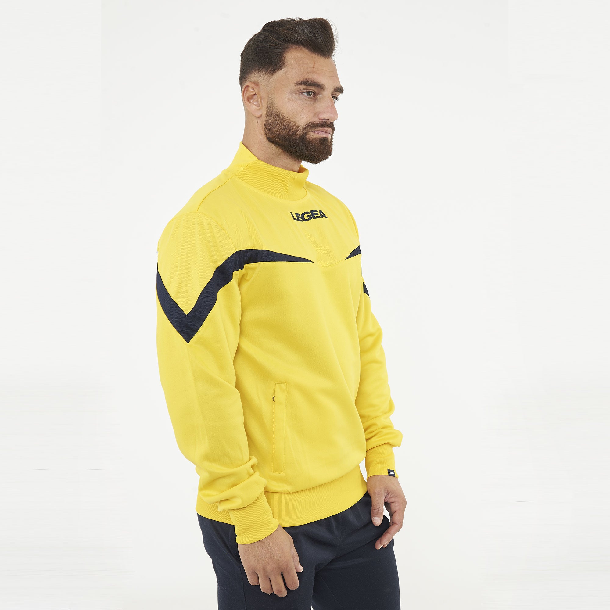 legea-calcutta-giacca-da-allenamento-con-zip-giallo-l image 2