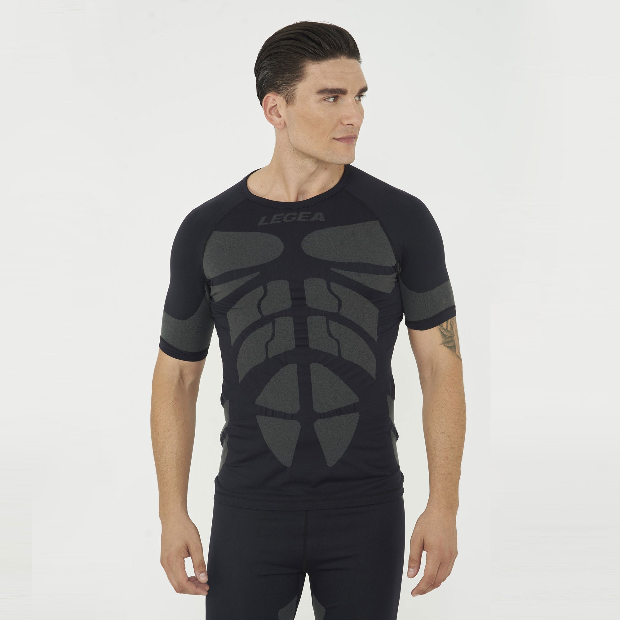 legea-d-tech-maglietta-allenamento-maniche-corte-con-zip image 1