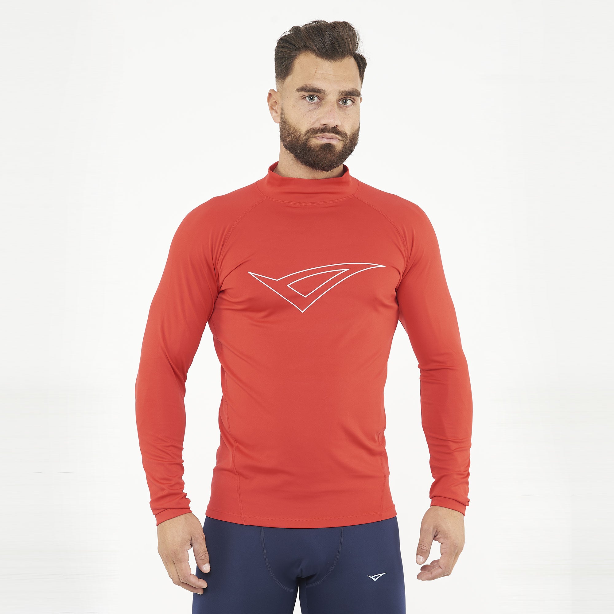 legea-ironboy-long-maglia-termica-allenamento-rosso-xs-s image 1