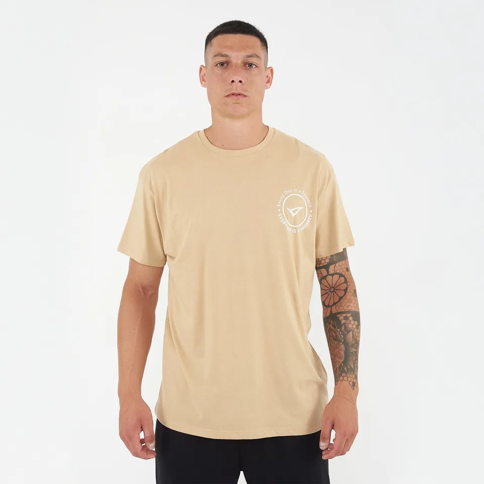 legea-traveller-t-shirt-in-cotone-loose-beige-l image 1