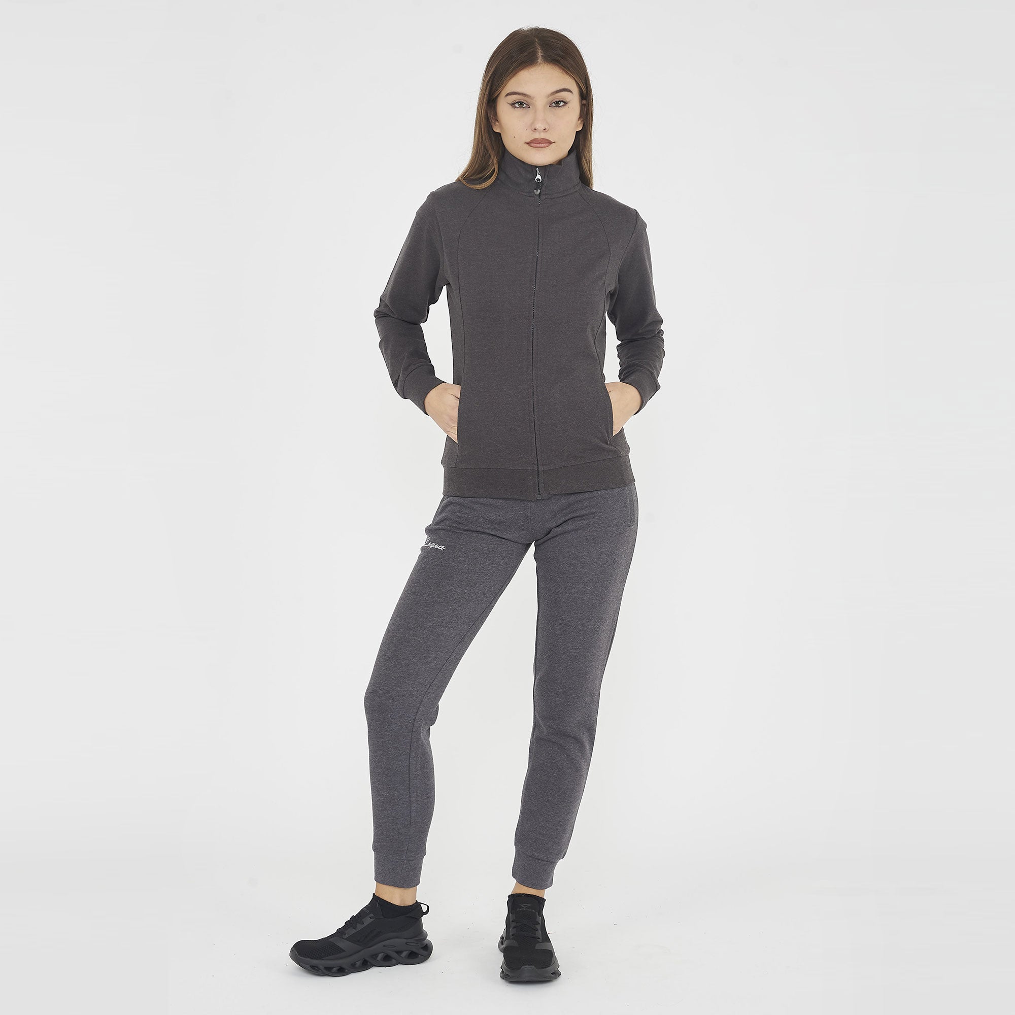 legea-felpa-ridaka-con-zip-e-cappuccio-grigio-melange-m image 7