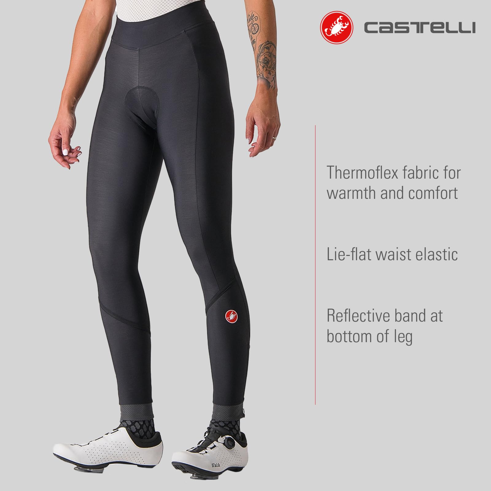 castelli-velocissima-thermal-tight-calzamaglia-ciclismo-donna image 2