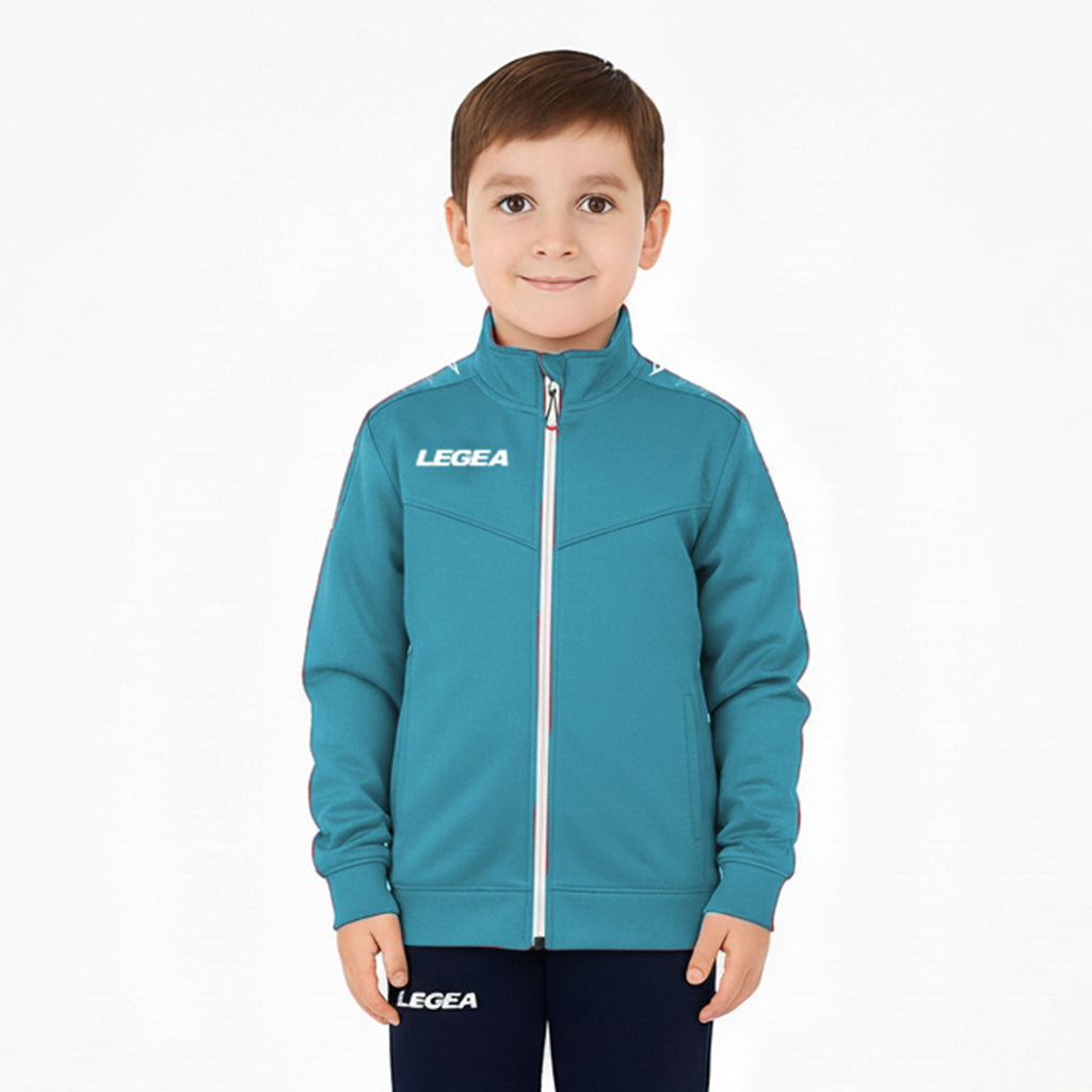 legea-alabama-giacca-full-zip-in-poliestere-turchese-xs image 1