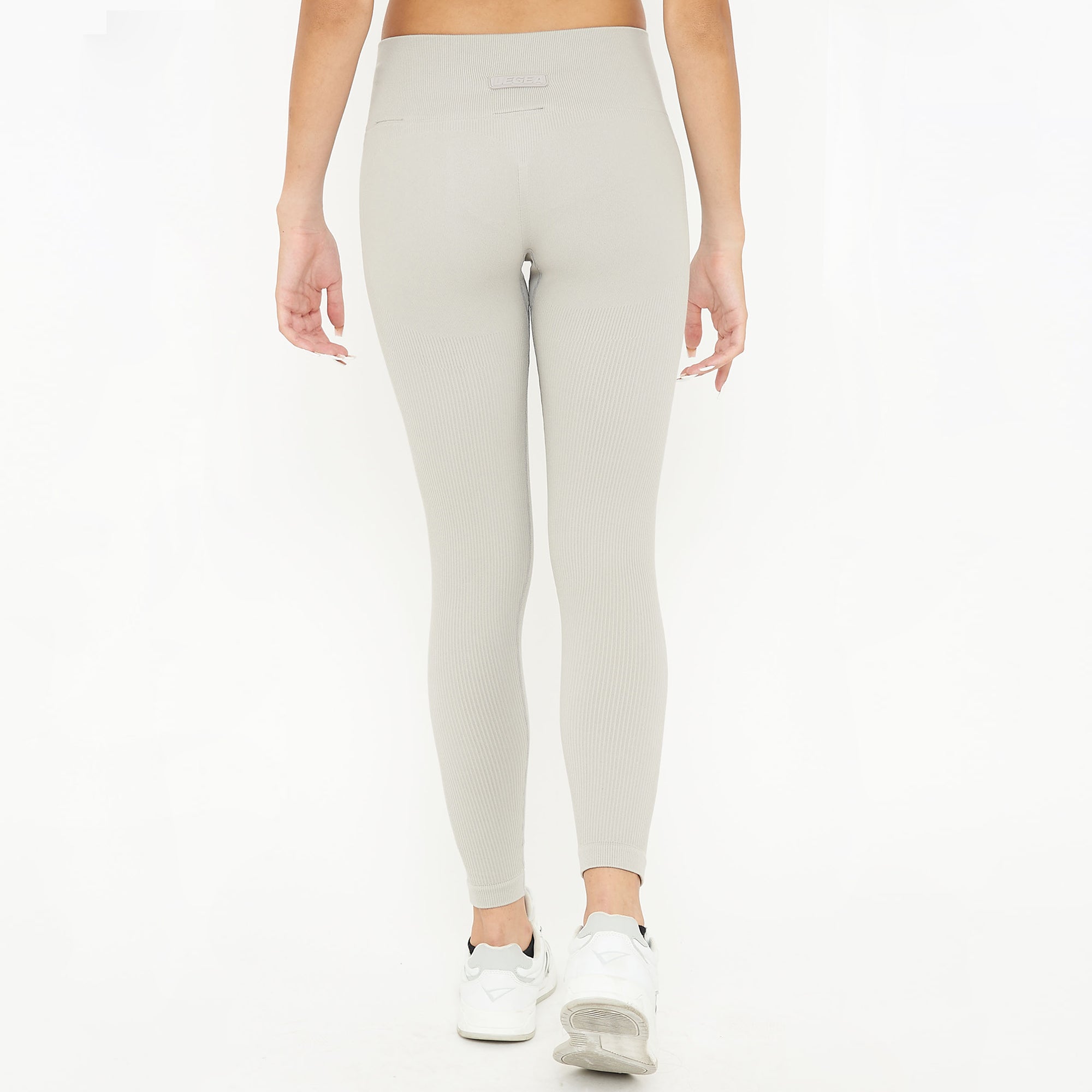 legea-burner-leggings-fitness-a-costine-grigio-chiaro-m image 2