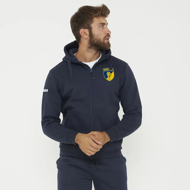 legea-giugliano-calcio-felpa-con-cappuccio-e-zip-blu image 1
