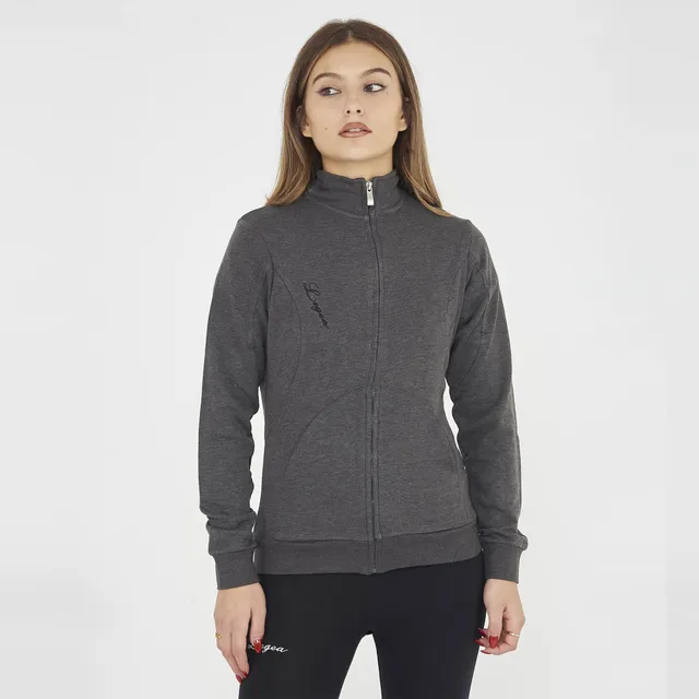 legea-karida-felpa-con-mezza-zip-grigio-melange-m image 1