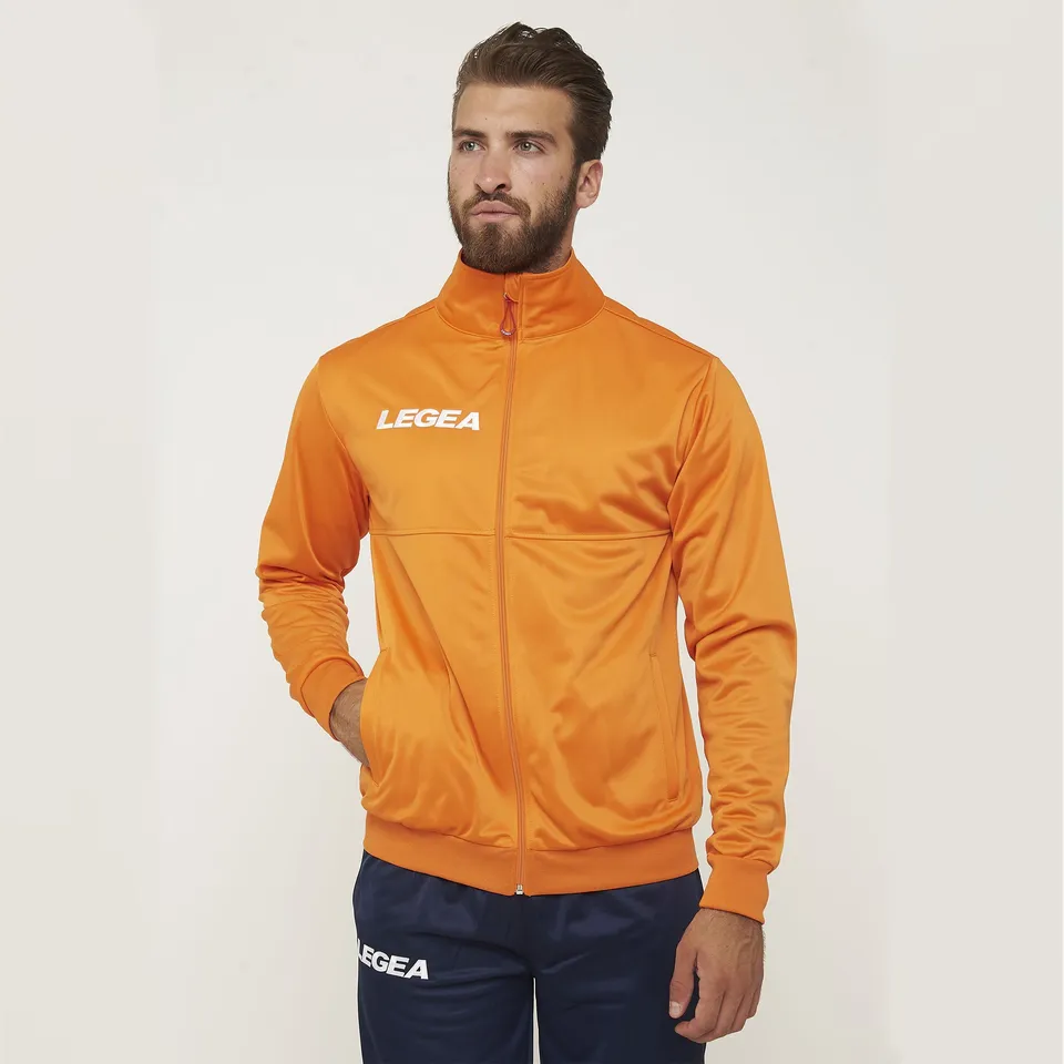 legea-cuba-giacca-sportiva-con-zip-e-cappuccio-arancio-xl image 1