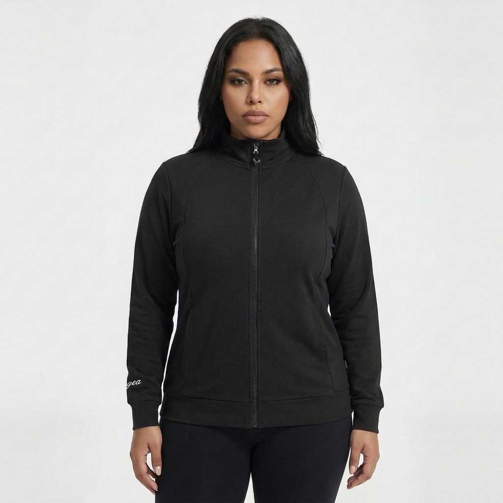 legea-ridaka-giacca-sportiva-leggera-con-zip-nero-3xl-oversize image 1